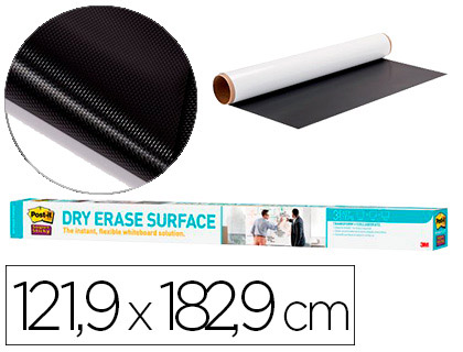 PIZARRA BLANCA POST IT SUPER STICKY ADHESIVA REMOVIBLE ROLLO 121,9X182,9 CM