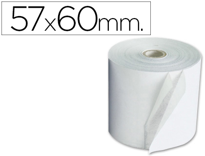 ROLLO SUMADORA EXACOMPTA ELECTRO 57 MM X 60 MM 60 G/M2
