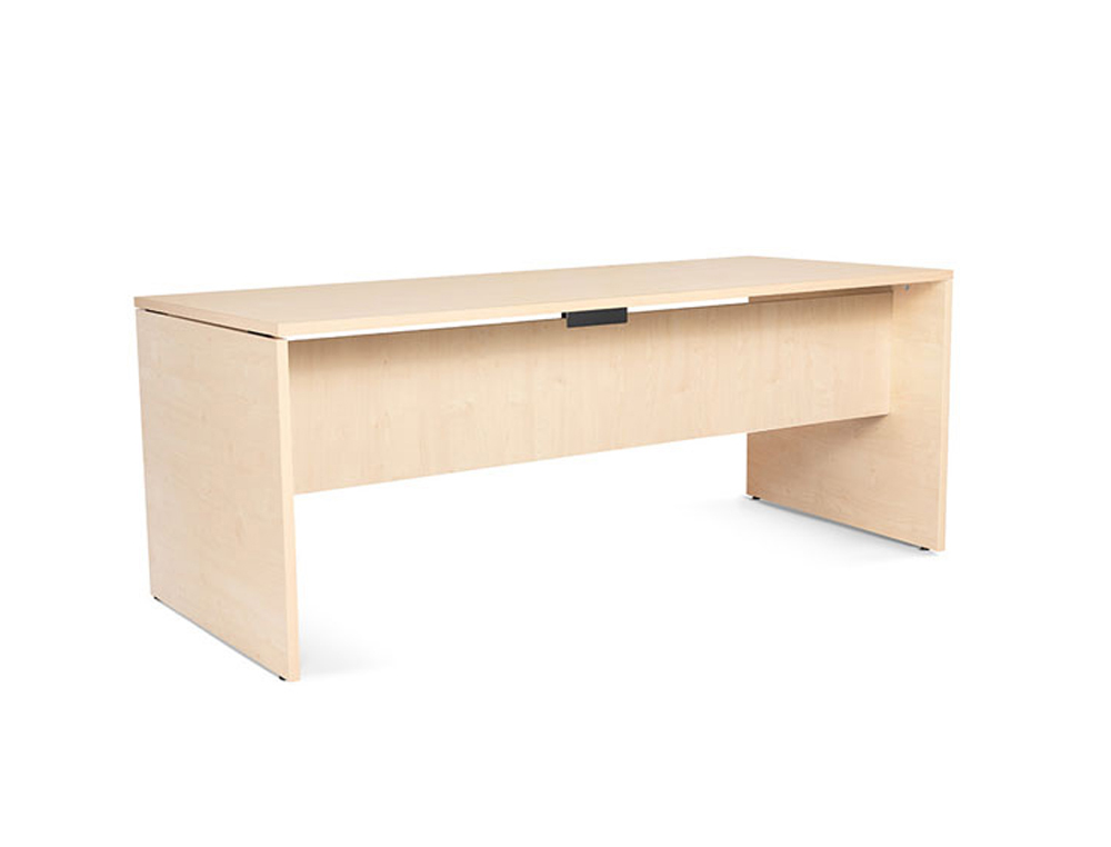 MESA OFICINA ROCADA SERIE WORK 180X80 ACABADO AA01 HAYA/HAYA