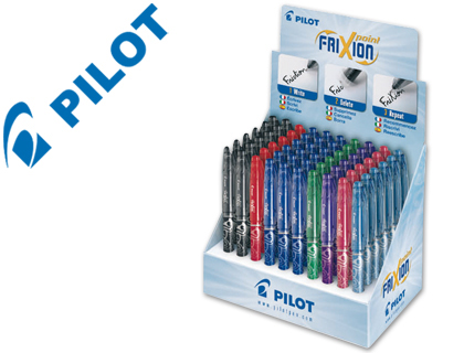 BOLIGRAFO PILOT FRIXION PUNTA DE AGUJA EXPOSITOR COLORES SURTIDOS