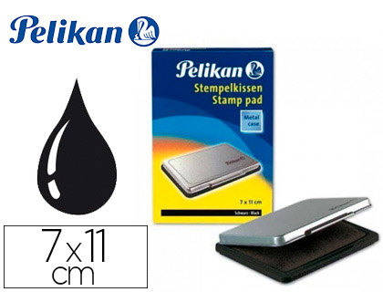 TAMPON PELIKAN Nº2 NEGRO 70X110 MM
