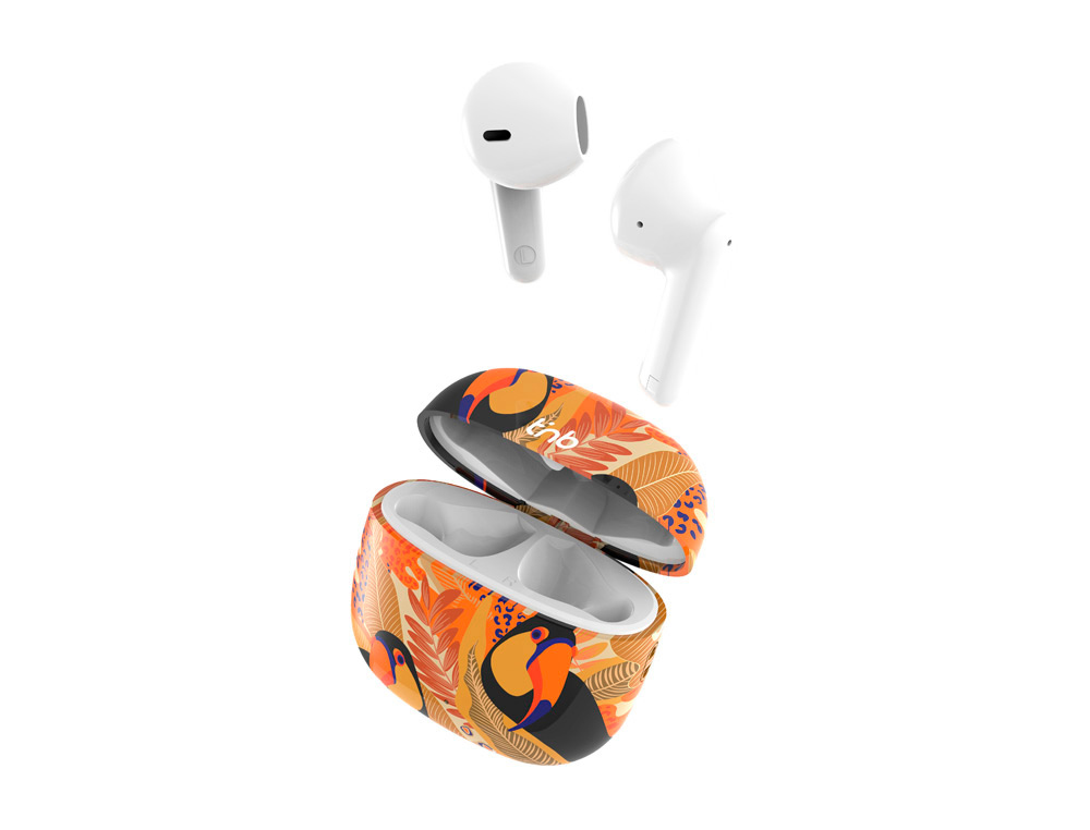 AURICULARES INALAMBRICO T NB ZIP 2 IN-EAR TWS CON ESTUCHE DE CARGA TUCAN