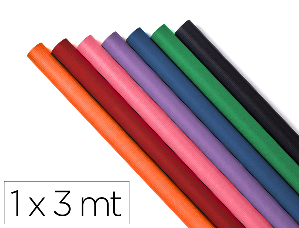 PAPEL KRAFT SADIPAL VERJURADO 65 GR AMARILLO ROLLO 1X3 MT