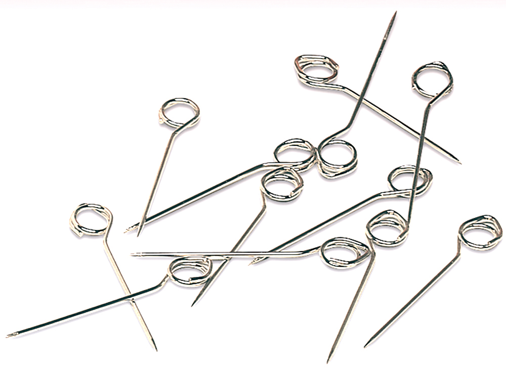 AGUJAS PORTAETIQUETAS APLI CAJA DE 100 UNIDADES