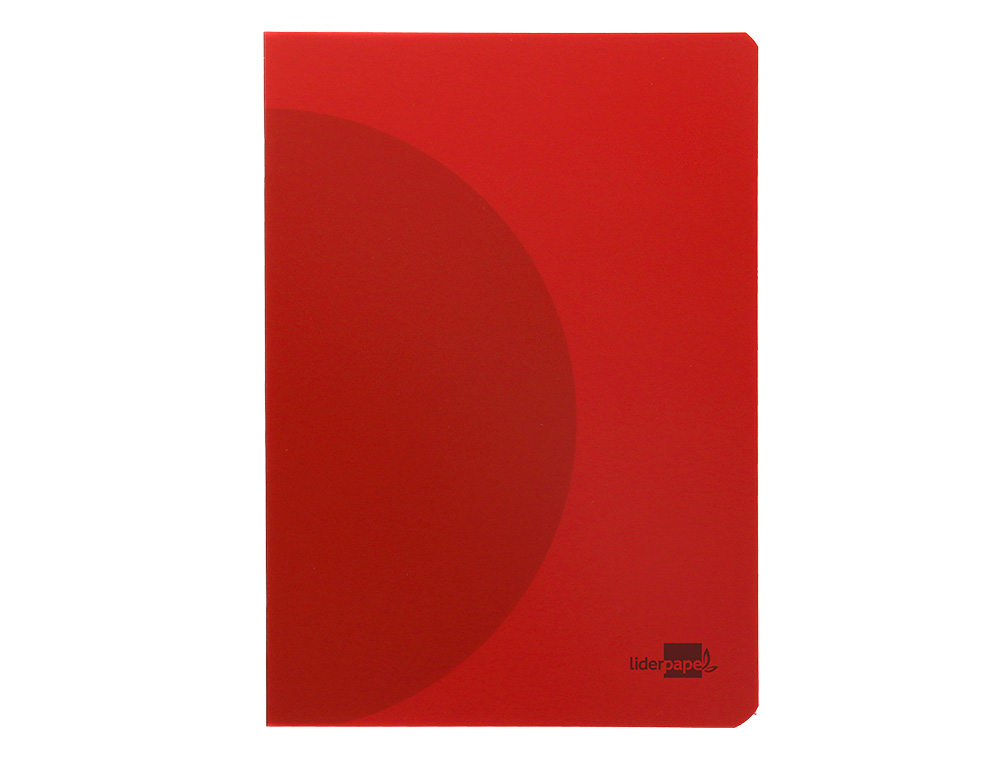 LIBRETA LIDERPAPEL 360 TAPA DE PLASTICO A4 48 HOJAS 90G/M2 RAYADO N46 COLORES SURTIDOS