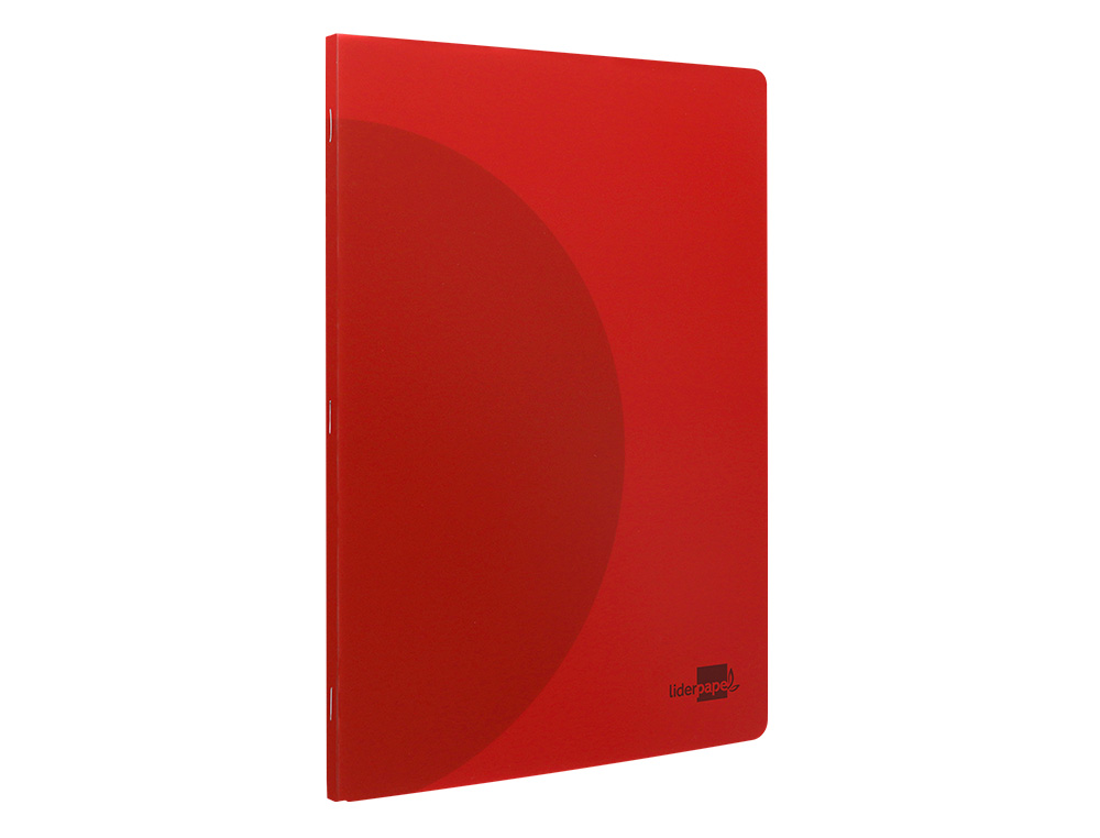 LIBRETA LIDERPAPEL 360 TAPA DE PLASTICO A4 48 HOJAS 90G/M2 RAYADO N46 COLORES SURTIDOS