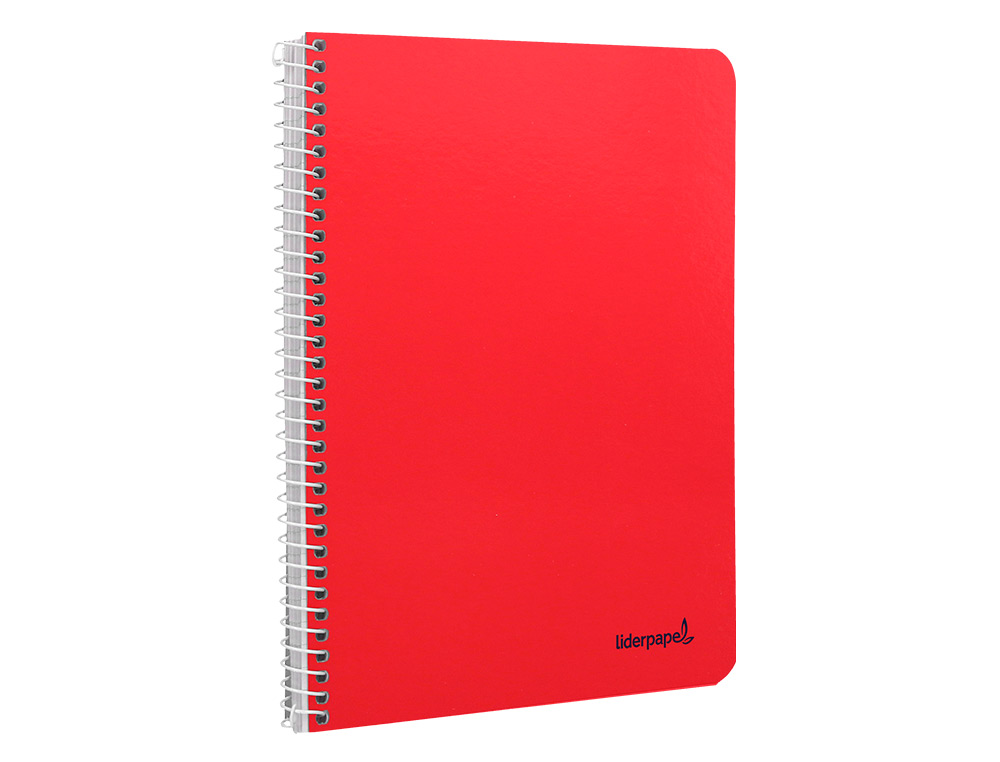 CUADERNO ESPIRAL LIDERPAPEL CUARTO SMART TAPA BLANDA 80H 60GR CUADRO 6MM CON MARGEN COLORES SURTIDOS