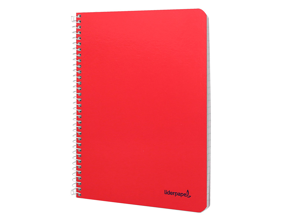 CUADERNO ESPIRAL LIDERPAPEL CUARTO SMART TAPA BLANDA 80H 60GR CUADRO 6MM CON MARGEN COLORES SURTIDOS