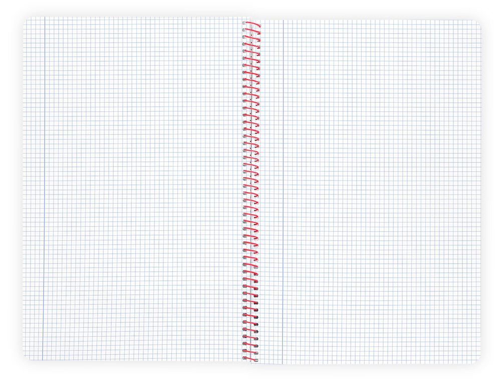 CUADERNO ESPIRAL LIDERPAPEL A4 WONDER TAPA PLASTICO 80H 90GR CUADRO 4MM CON MARGEN COLOR NEGRO