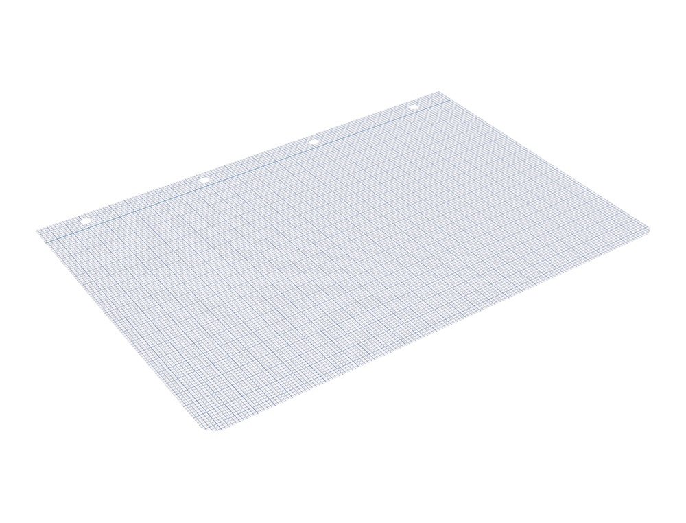 RECAMBIO LIDERPAPEL A4 100 HOJAS 60GR MILIMETRADO SIN MARGEN 4 TALADROS