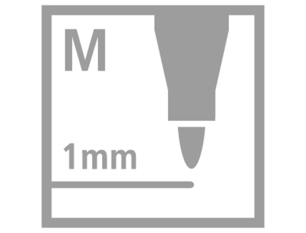 ROTULADOR STABILO ACUARELABLE PEN 68 CARNE OSCURO PUNTA GRUESA 1MM