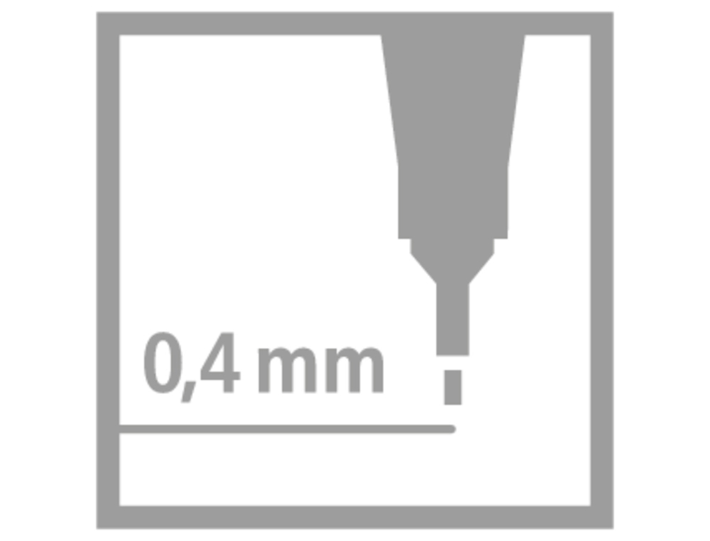 ROTULADOR STABILO PUNTA DE FIB RA POINT 88 SOMBRA PUNTA FINA 0,4MM