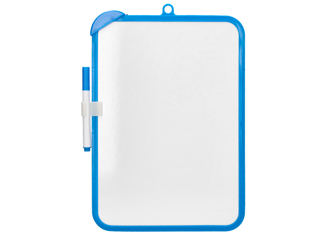 PIZARRA BLANCA LIDERPAPEL 25X35 CM CON ROTULADOR Y BORRADOR