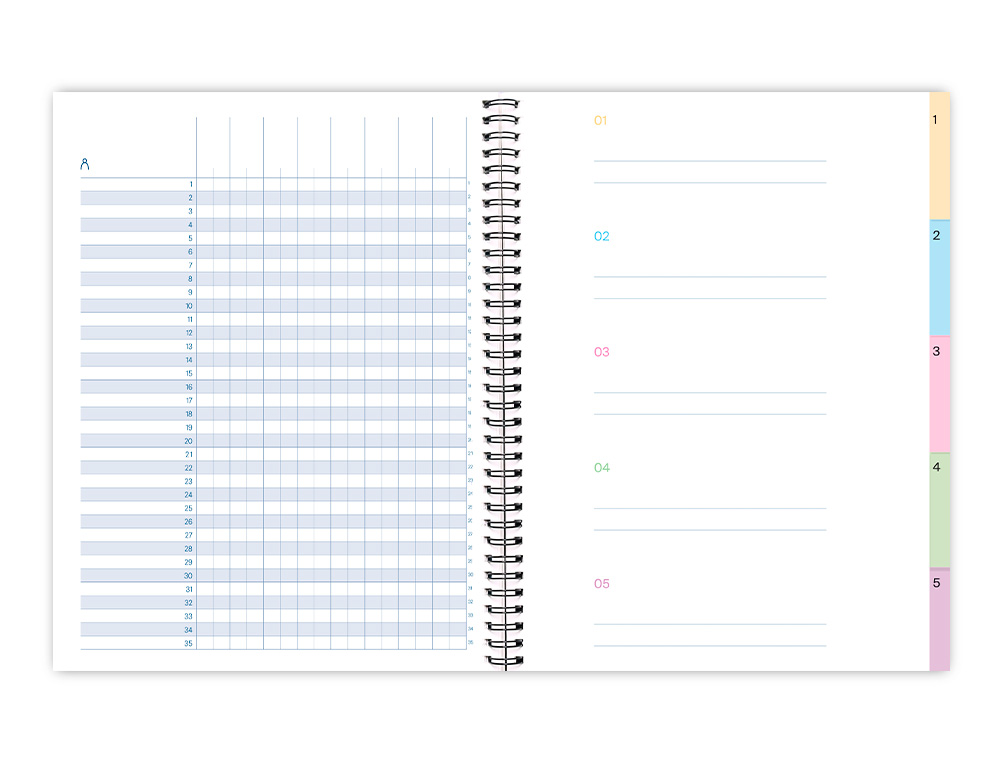 AGENDA DEL PROFESORADO ADDITIO SEMANA VISTA EVALUACION Y HOJAS PARA ANOTACIONES 208 PAGINAS COLORES STDOS.CATALAN