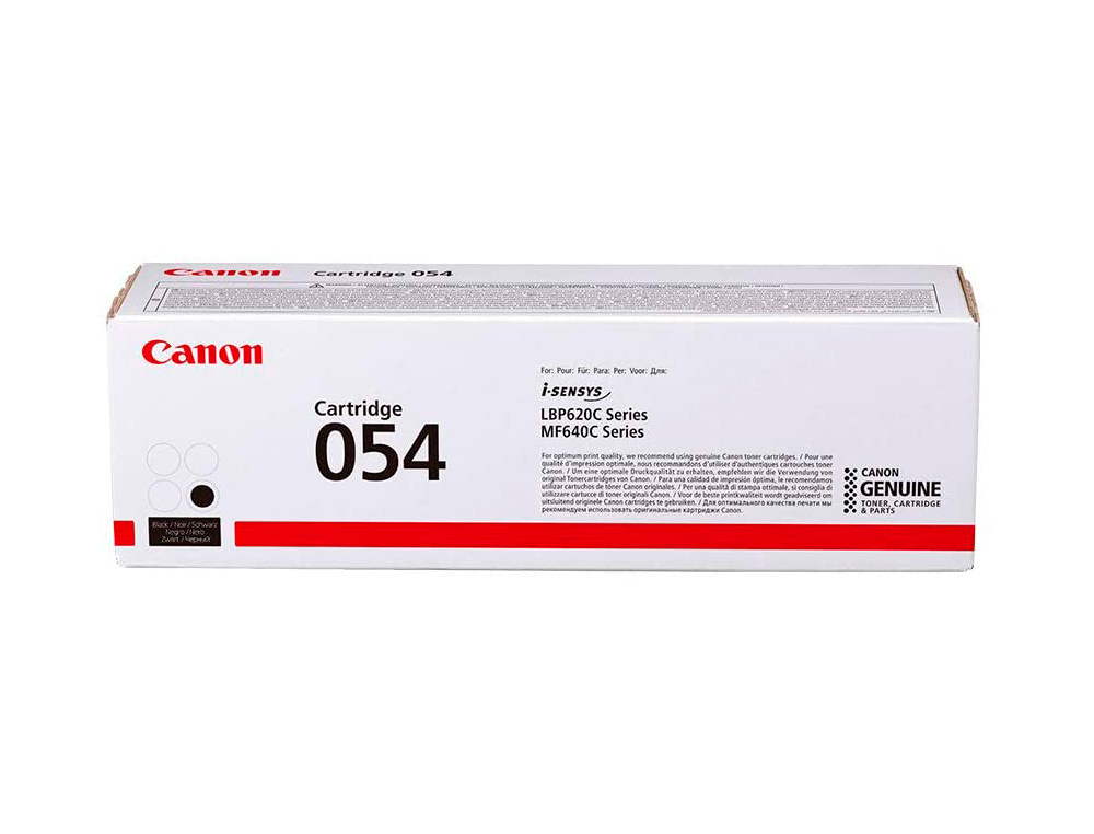 TONER CANON 054 LBP622 / MF641 / I-SENSYS LBP621 / 623 / 641 / 643 / 645 / 622 NEGRO 1500 PAGINAS