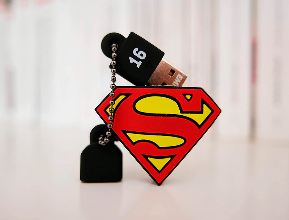 MEMORIA USB EMTEC FLASH 16 GB USB 2.0 COLLECTOR SUPERMAN