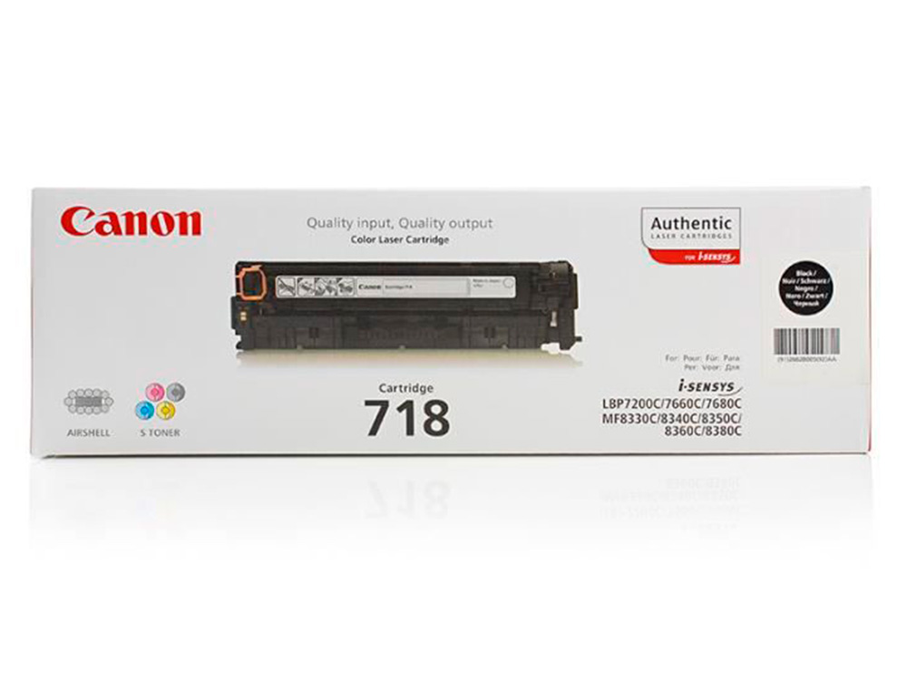 TONER CANON 718B LBP7680 LBP7200 MF8300 PACK NEGRO