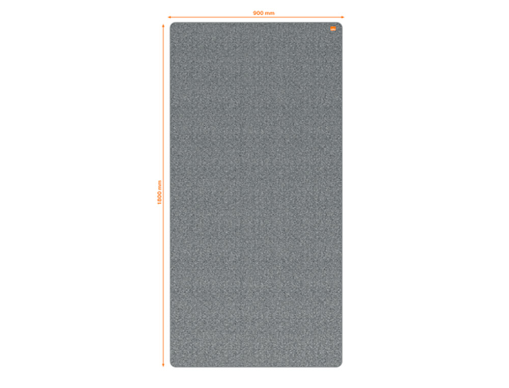 PIZARRA BLANCA NOBO MOVE&MEET CON TABLERO DE ANUNCIOS PORTATIL MARCO GRIS DOBLE CARA MAGNETICA 1800X900 MM