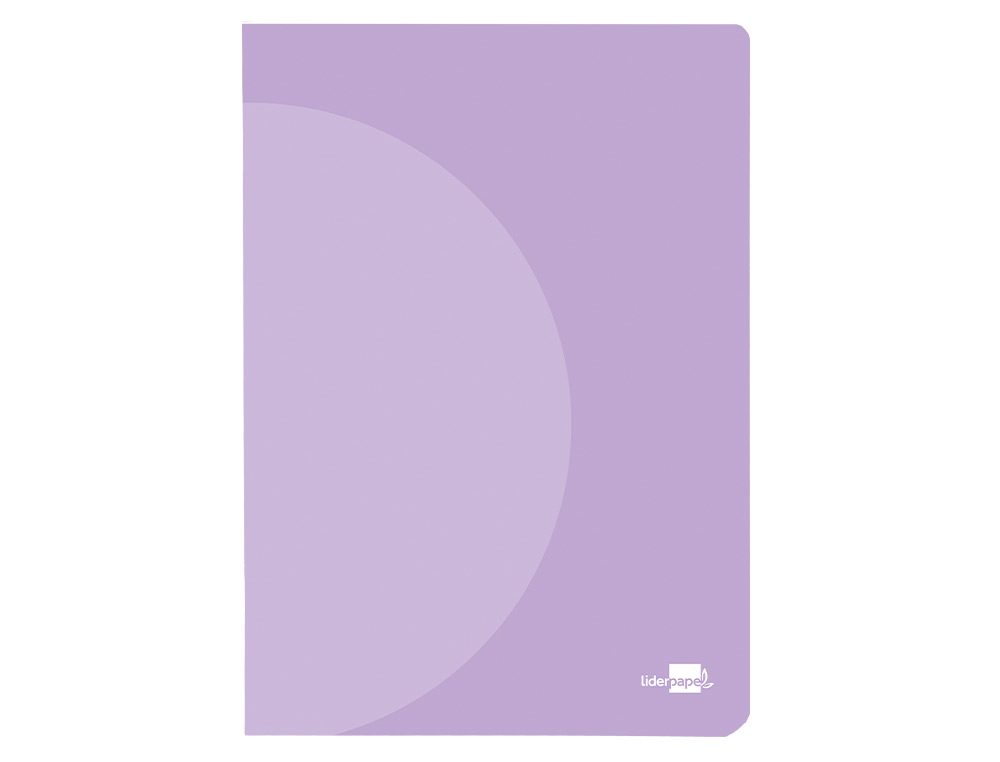 LIBRETA LIDERPAPEL 360 TAPA DE PLASTICO A5 48 HOJAS 90GR LISO SIN MARGEN COLORES PASTEL SURTIDOS