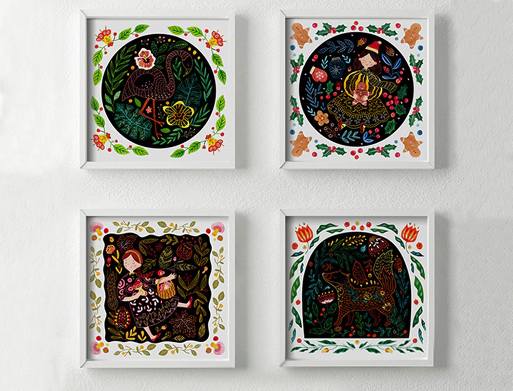 JUEGO DIDACTICO MIDEER SCRATCH ART CARD BOY