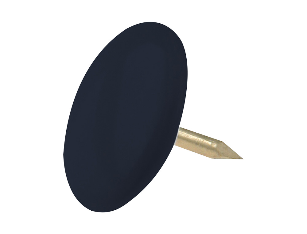 CHINCHETA LISMANIA OFFICE COLOR NEGRO CAJA DE 100 UNIDADES