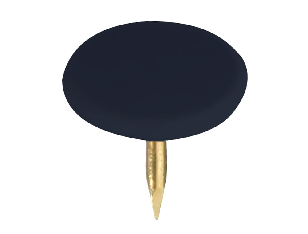 CHINCHETA LISMANIA OFFICE COLOR NEGRO CAJA DE 100 UNIDADES