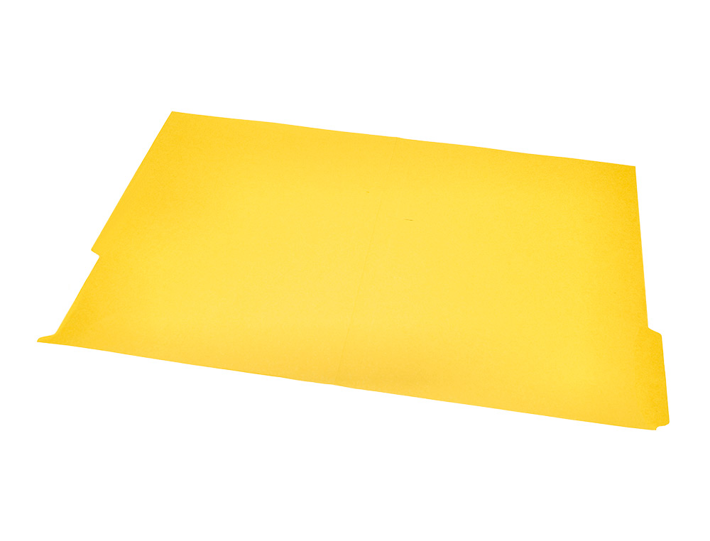 SUBCARPETA CARTULINA LIDERPAPEL FOLIO PESTAA DERECHA 240G/M2 AMARILLO