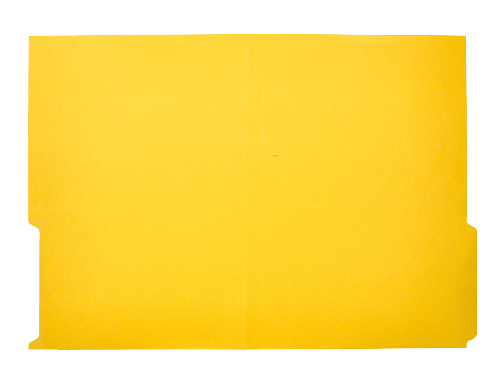 SUBCARPETA CARTULINA LIDERPAPEL FOLIO PESTAA DERECHA 240G/M2 AMARILLO