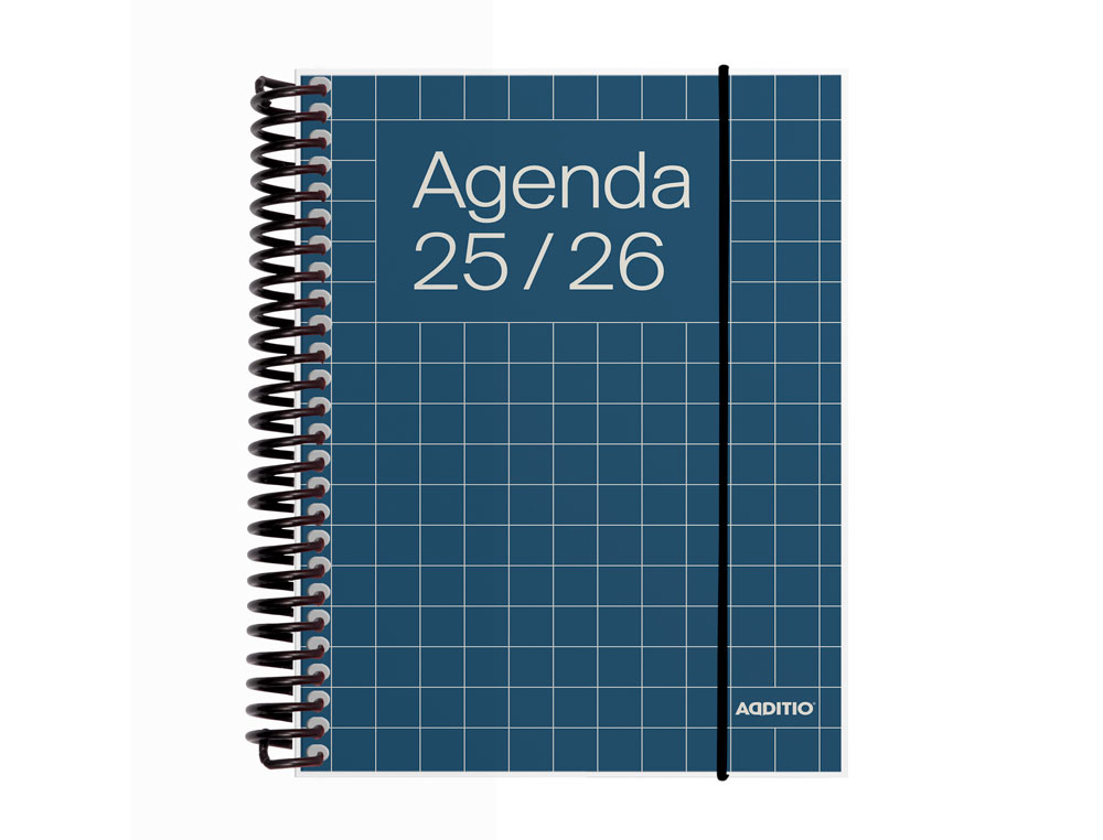 AGENDA UNIVERSAL ADDITIO DIA PAGINA CURSO ESCOLAR PAGINAS ANOTACIONES +16 AÑOS COLORES SURTIDOS
