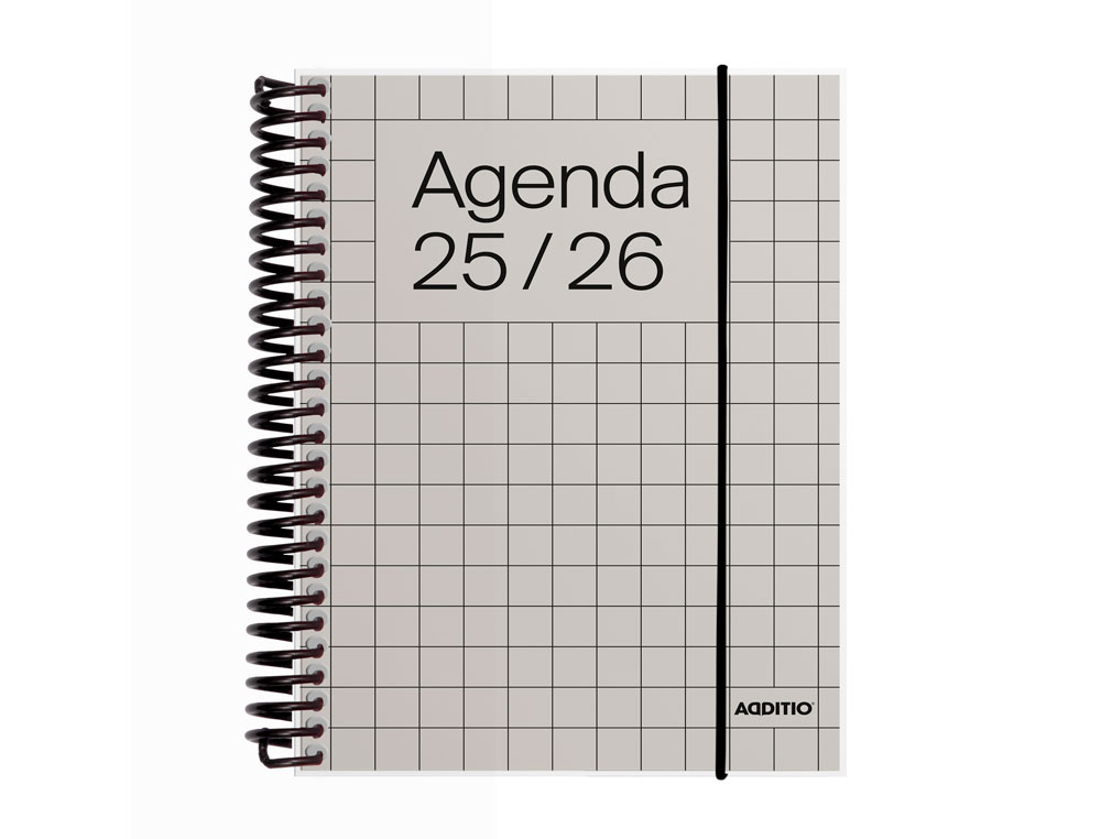 AGENDA UNIVERSAL ADDITIO DIA PAGINA CURSO ESCOLAR PAGINAS ANOTACIONES +16 AÑOS COLORES SURTIDOS