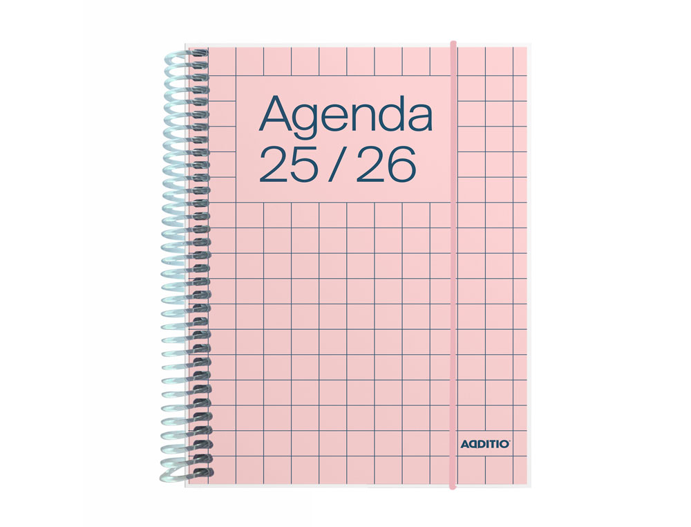 AGENDA UNIVERSAL ADDITIO DIA PAGINA CURSO ESCOLAR PAGINAS ANOTACIONES +16 AÑOS COLORES SURTIDOS