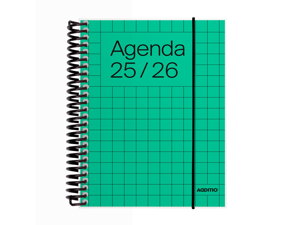 AGENDA UNIVERSAL ADDITIO DIA PAGINA CURSO ESCOLAR PAGINAS ANOTACIONES +16 AÑOS COLORES SURTIDOS
