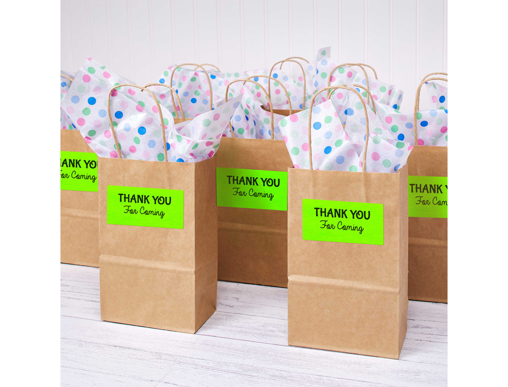 ETIQUETA ADHESIVA TICO VERDE F LUORESCENTES PERMANENTE FSC LASER/INKJET/FOTOCOPIA 99,1X67,7 MMCAJA DE 560 UNIDADES