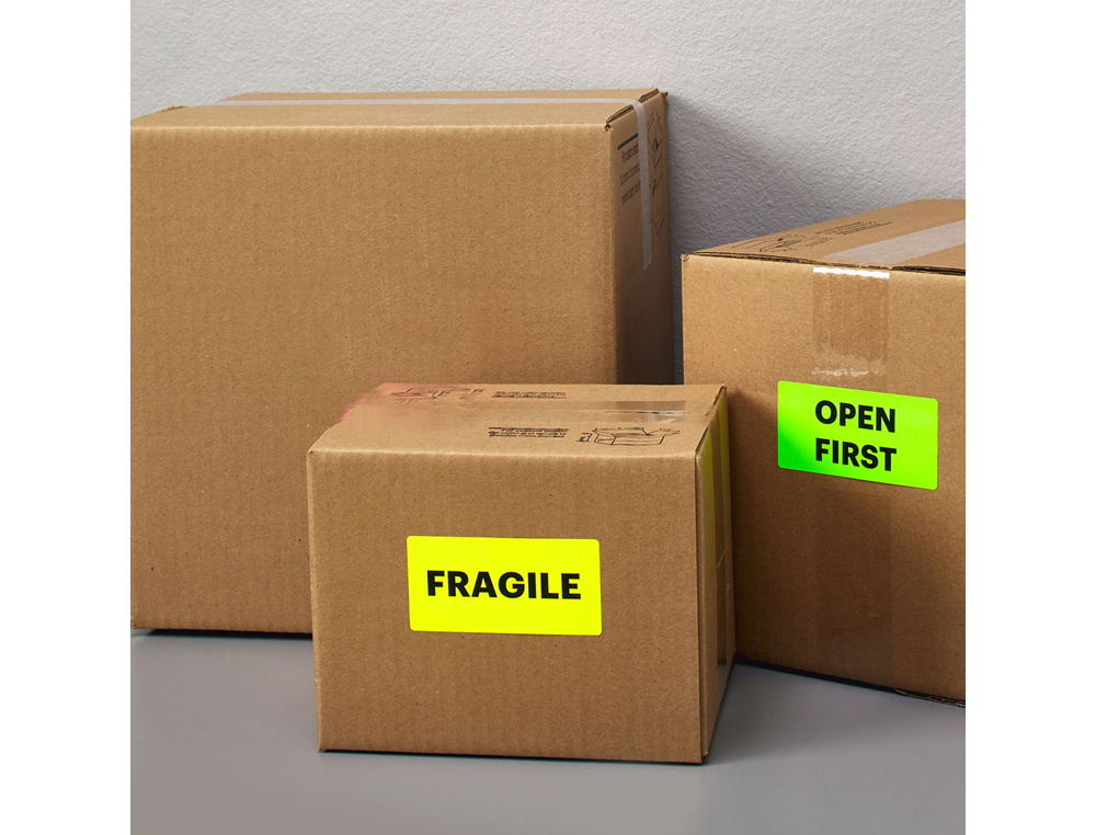 ETIQUETA ADHESIVA TICO VERDE F LUORESCENTES PERMANENTE FSC LASER/INKJET/FOTOCOPIA 99,1X67,7 MMCAJA DE 560 UNIDADES