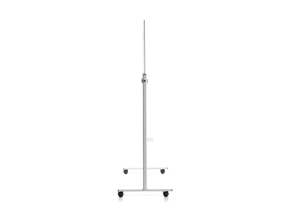 PIZARRA BLANCA ROCADA ACERO VITRIFICADO MAGNETICO MARCO ALUMINIO DOBLE CARA VOLTEABLE 120X200 CM