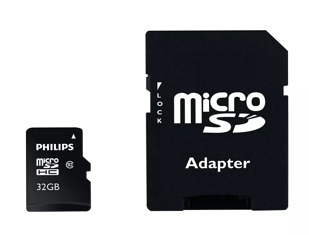 MEMORIA SDHC MICRO PHILIPS 32GB CLASS 10 CON ADAPTADOR