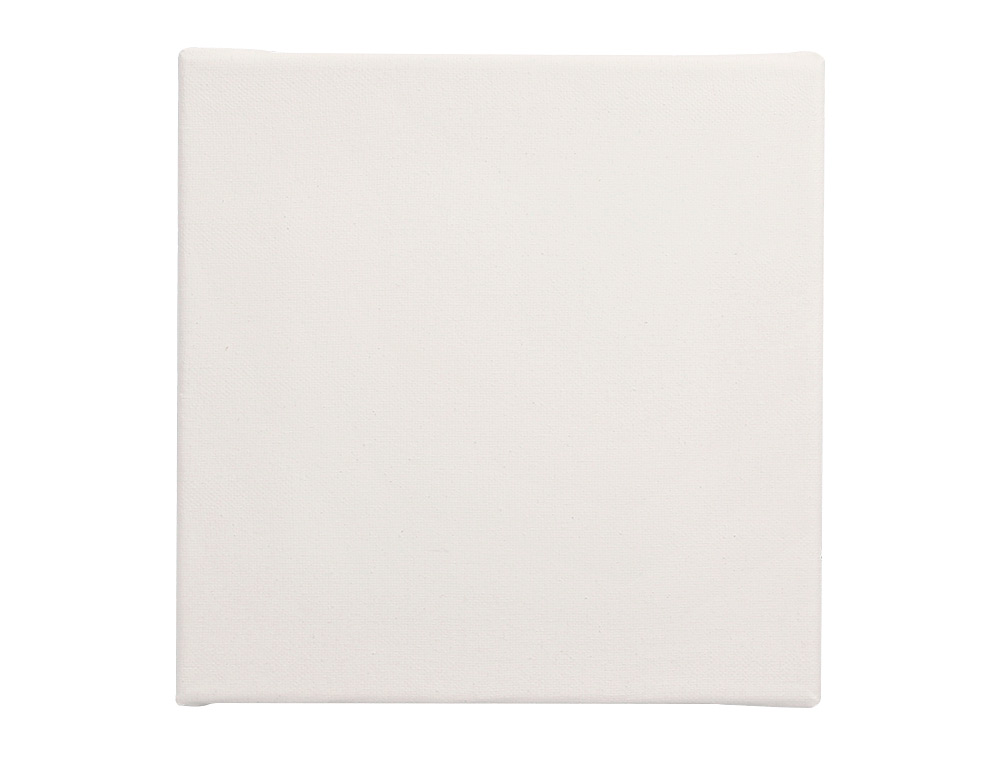 BASTIDOR LIDERPAPEL LIENZO GRAPADO TRASERO ALGODON 100% 12X12 CM