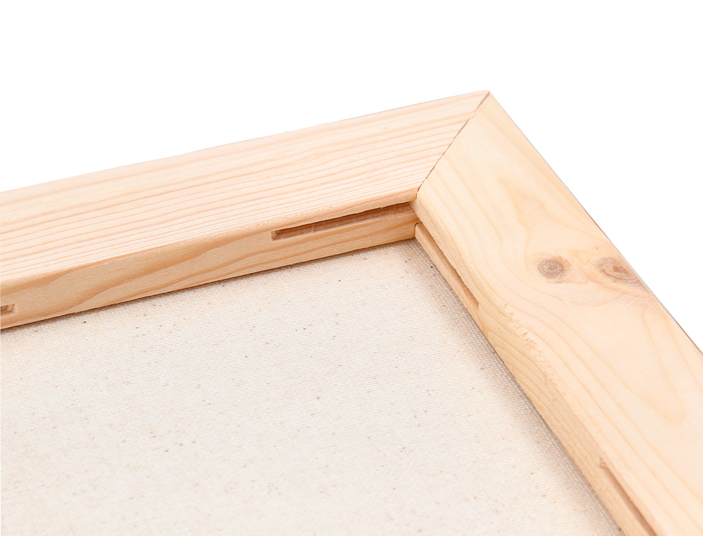 BASTIDOR LIDERPAPEL LIENZO GRAPADO TRASERO ALGODON 100% 12X12 CM