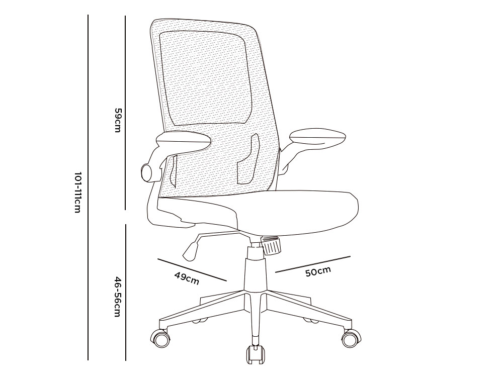 SILLA Q-CONNECT OFICINA ALBA MALLA BASE METALICA ALT MAX 1110 ANC 610 PROF 580 RUEDAS PREMIUM COLOR BLANCO