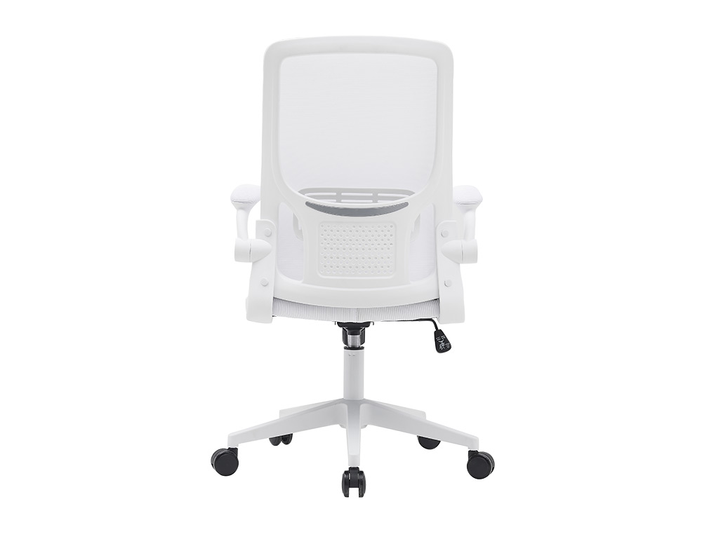 SILLA Q-CONNECT OFICINA ALBA MALLA BASE METALICA ALT MAX 1110 ANC 610 PROF 580 RUEDAS PREMIUM COLOR BLANCO