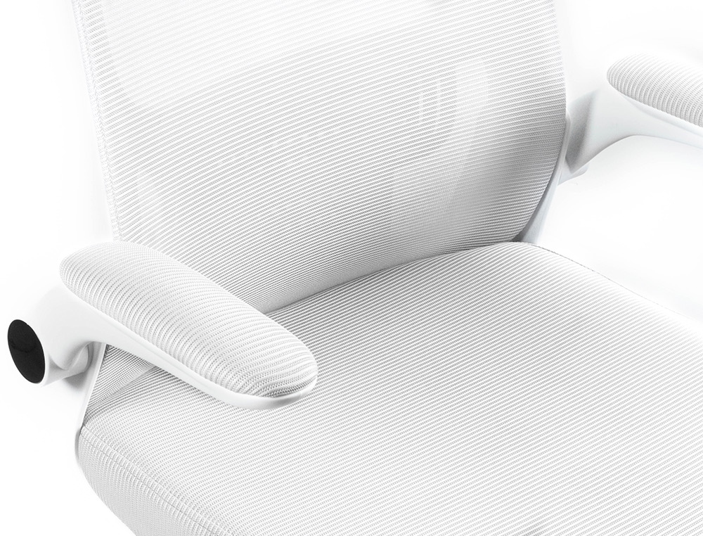 SILLA Q-CONNECT OFICINA ALBA MALLA BASE METALICA ALT MAX 1110 ANC 610 PROF 580 RUEDAS PREMIUM COLOR BLANCO