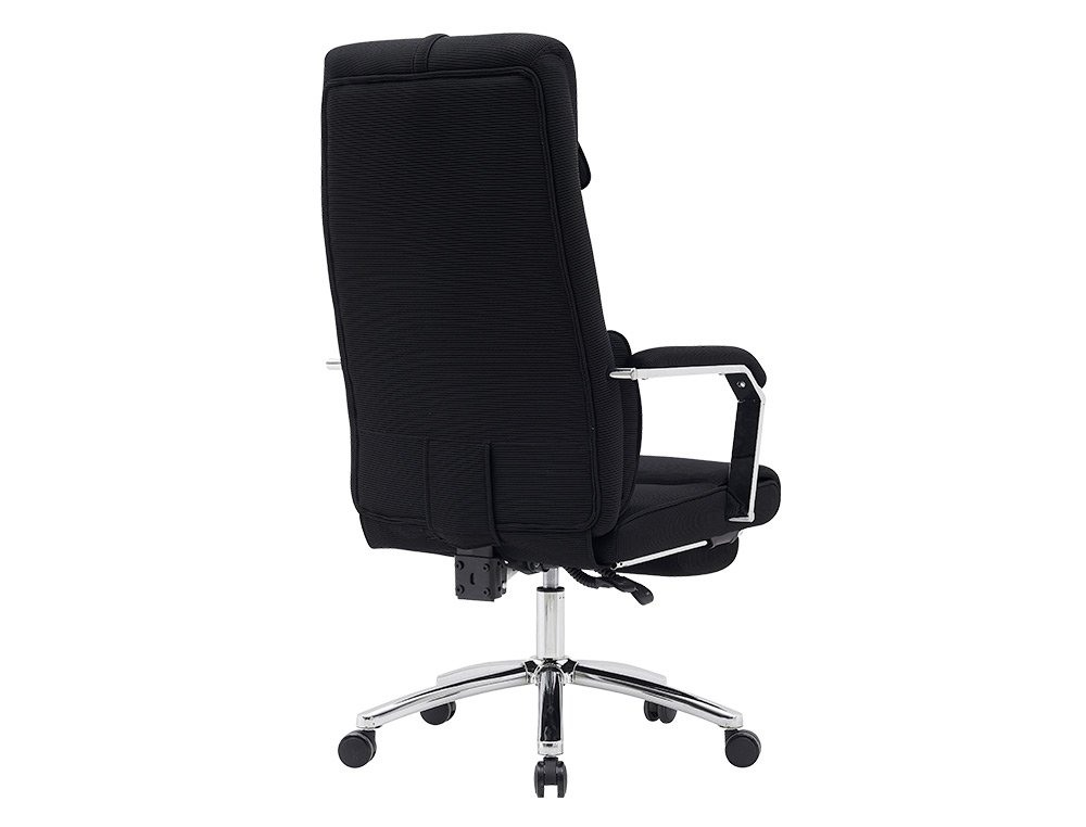 SILLA Q-CONNECT DIRECCION RAVENNA MALLA BASE METALICA ALT MAX 1300 ANC 670 PROF 730 MM RUEDAS PREMIUM COLOR NEGRO