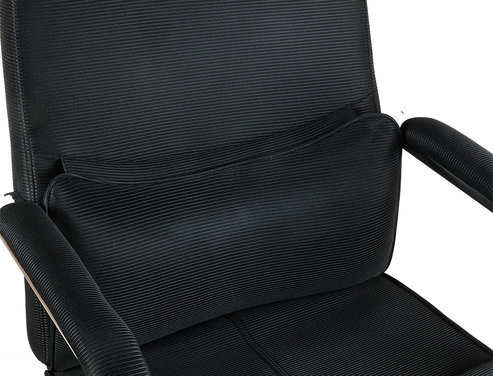 SILLA Q-CONNECT DIRECCION RAVENNA MALLA BASE METALICA ALT MAX 1300 ANC 670 PROF 730 MM RUEDAS PREMIUM COLOR NEGRO