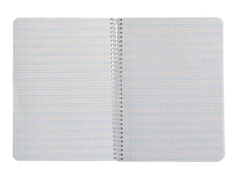 CUADERNO ESPIRAL LIDERPAPEL A5 PAUTAGUIA TAPA BLANDA 40H 75 GR CUADRO PAUTADO 3MM COLOR VERDE