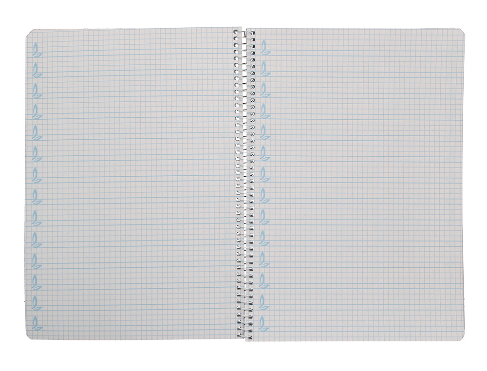 CUADERNO ESPIRAL LIDERPAPEL A4 PAUTAGUIA TAPA BLANDA 80H 75 GR CUADRO PAUTADO 5MM COLOR VERDE