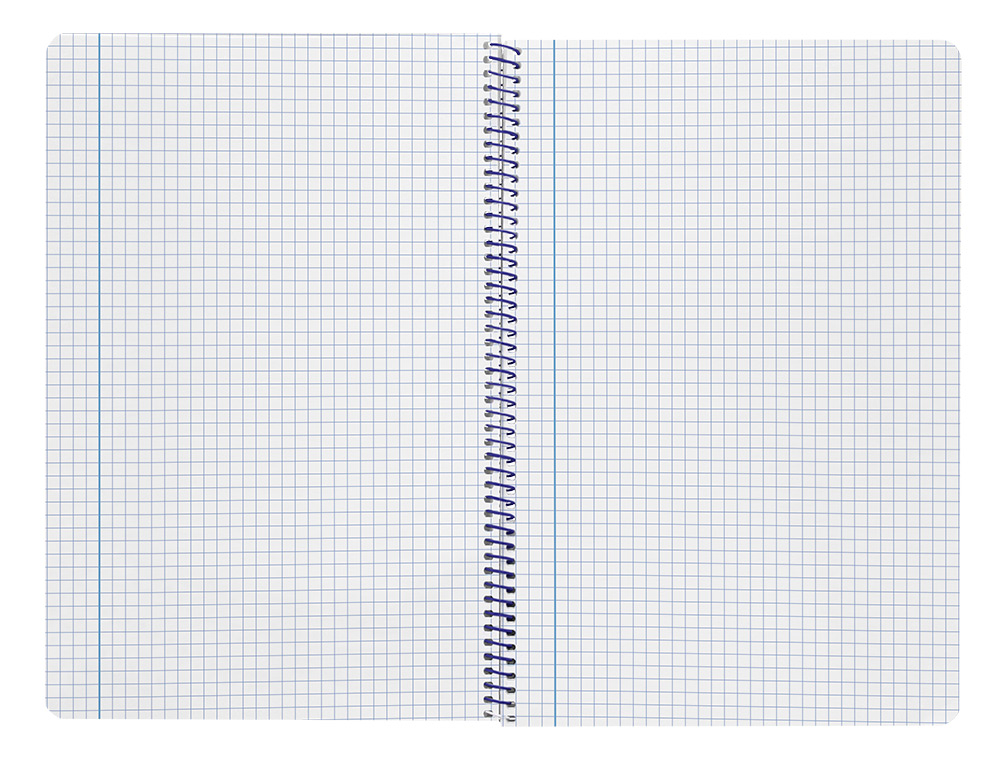 CUADERNO ESPIRAL LIDERPAPEL A4 SMART TAPA BLANDA 80H 75GR CUADRO 4MM CON MARGEN COLOR AMARILLO