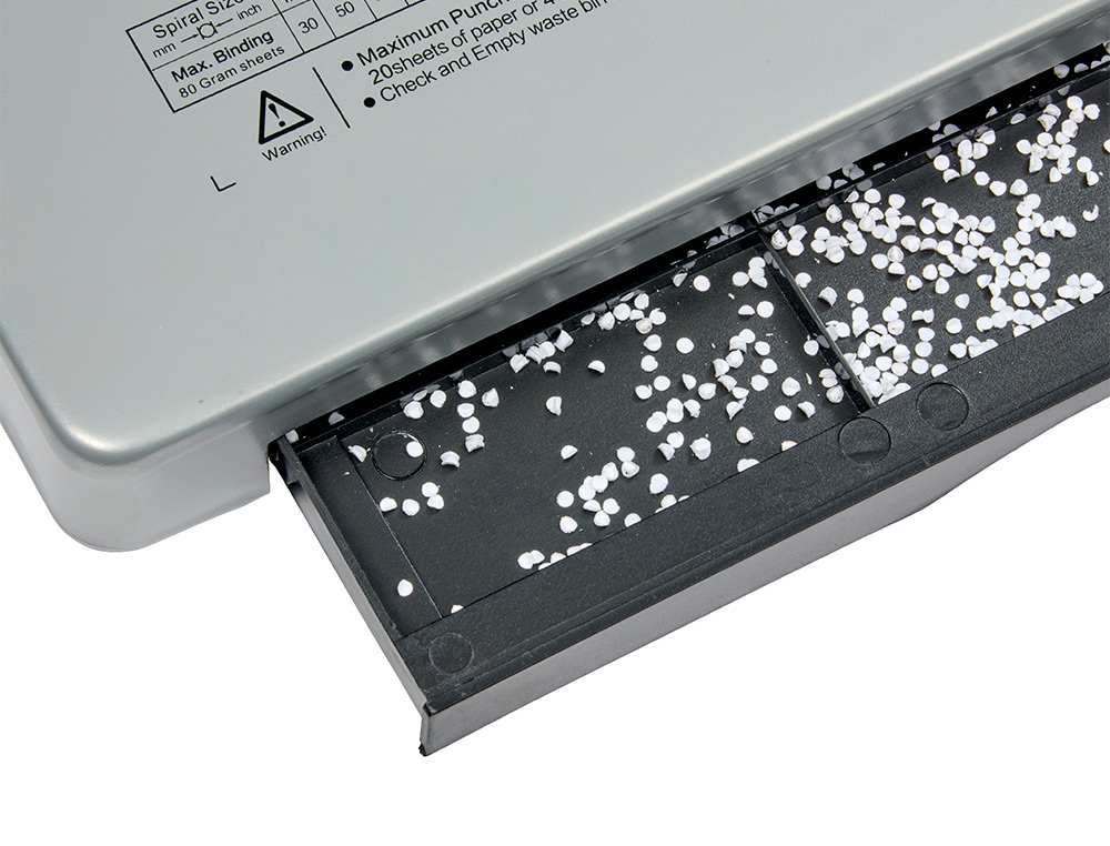 ENCUADERNADORA PARA ESPIRAL GBC MULTIBIND MC59 PERFORA 20 HOJAS TAMAÑO A4 ENCUADERNA 450 HOJAS