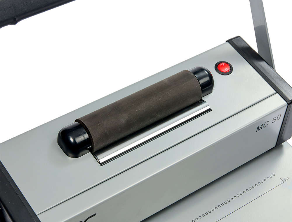 ENCUADERNADORA PARA ESPIRAL GBC MULTIBIND MC59 PERFORA 20 HOJAS TAMAÑO A4 ENCUADERNA 450 HOJAS