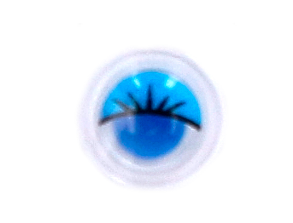 OJO ADHESIVO LIDERPAPEL 10 MM CON PUPILA DE COLOR Y PESTAA DE COLOR PACK DE 33 UNIDADES