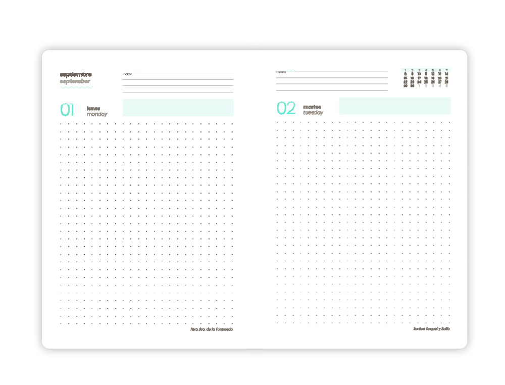 AGENDA ESCOLAR LIDERPAPEL 25-26 ESPIRAL MELTING MORADO DIA PAGINA A5 BILINGE PAPEL FSC 80 GR